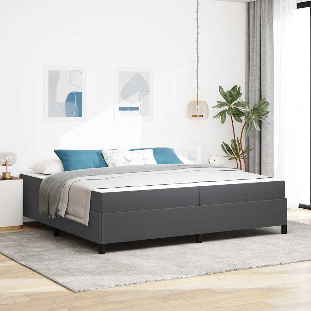 vidaXL Bedframe Lichtgrijs 80 x 200 cm Katoenen stof