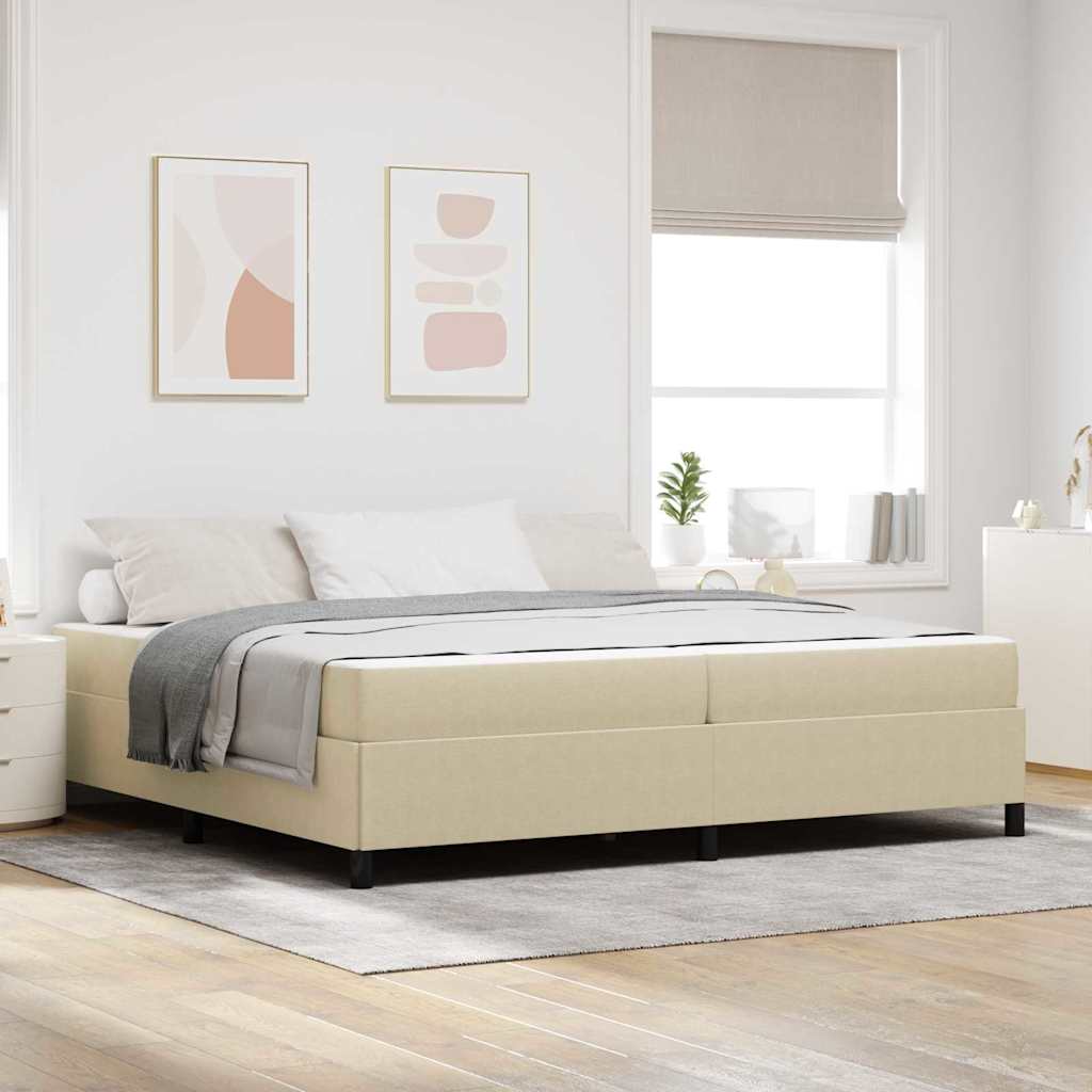 vidaXL Bedframe Lichtgrijs 80 x 200 cm Katoenen stof