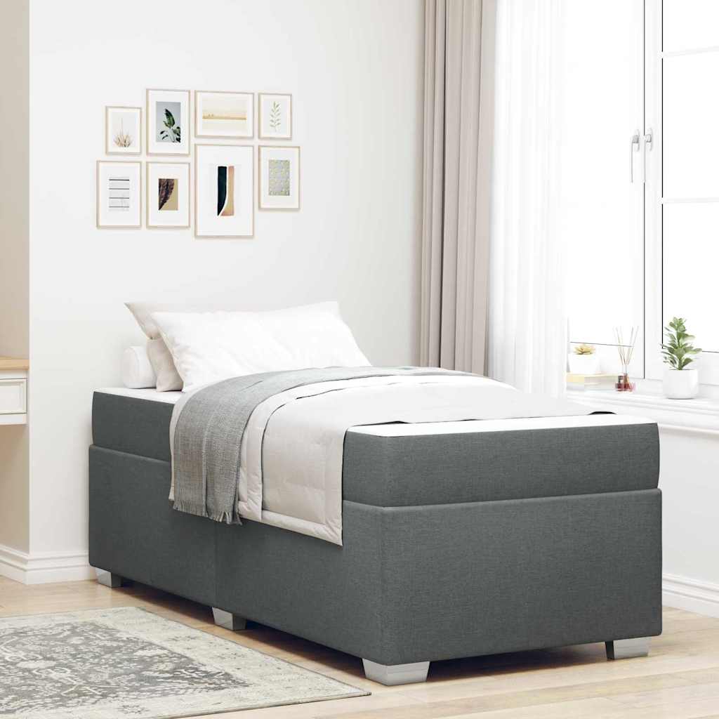 vidaXL Bedframe Lichtgrijs 80 x 200 cm Stof