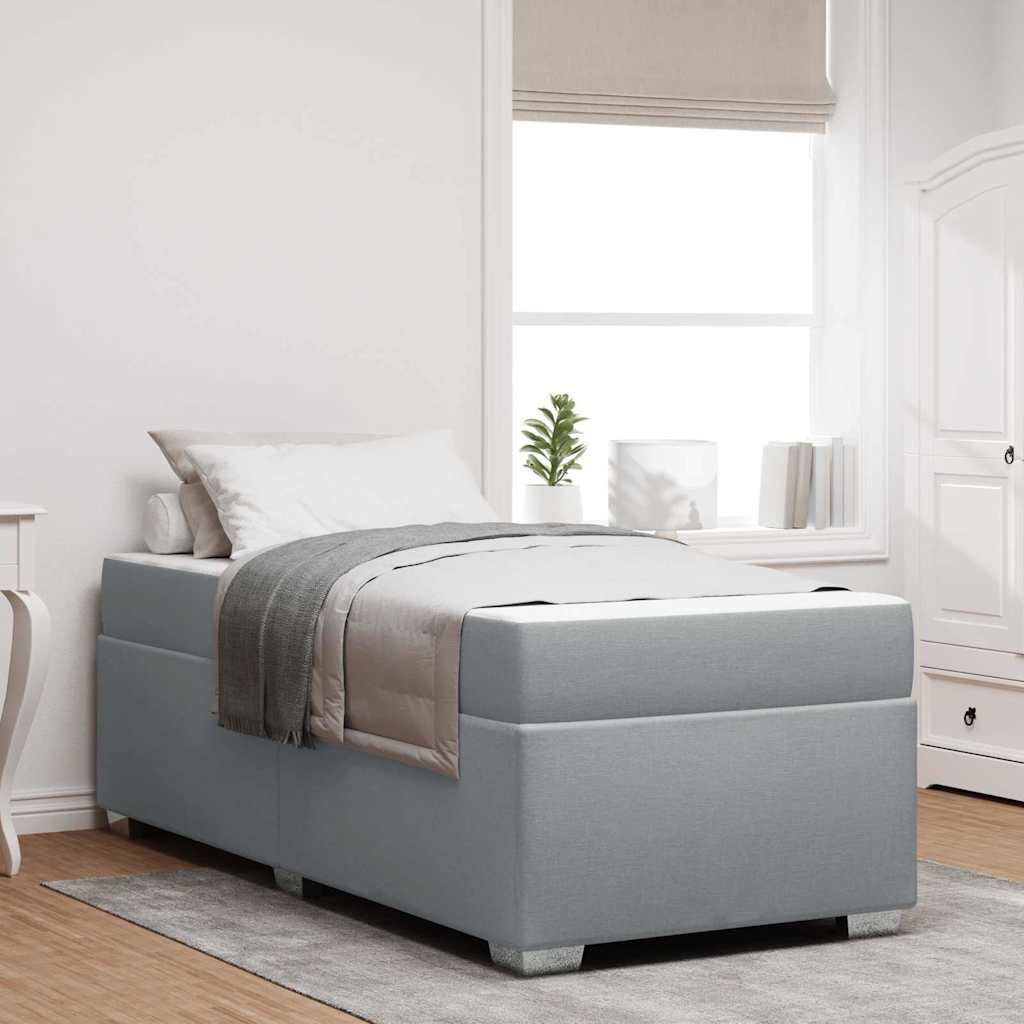 vidaXL Bedframe Lichtgrijs 80 x 200 cm Stof