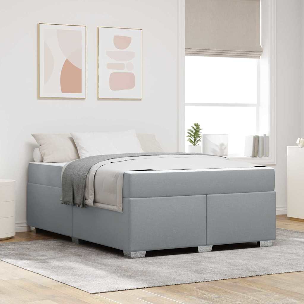 vidaXL Bedframe Lichtgrijs 80 x 200 cm Stof