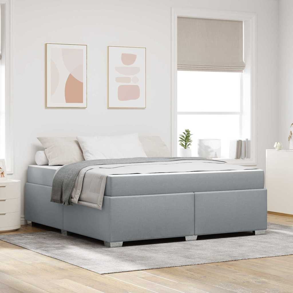 vidaXL Bedframe Lichtgrijs 80 x 200 cm Stof
