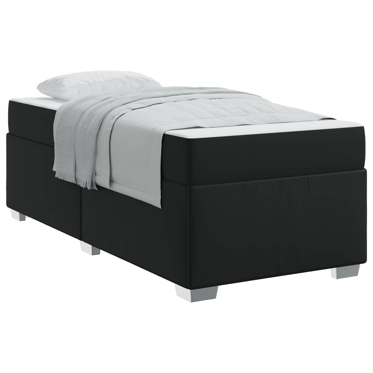 vidaXL Bedframe Zwart 80 x 200 cm Kunstleer