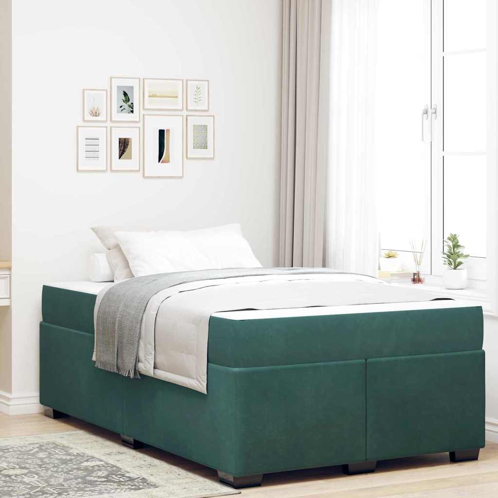 vidaXL Bedframe met matras met matras Lichtgrijs 80 x 200 cm Fluweel