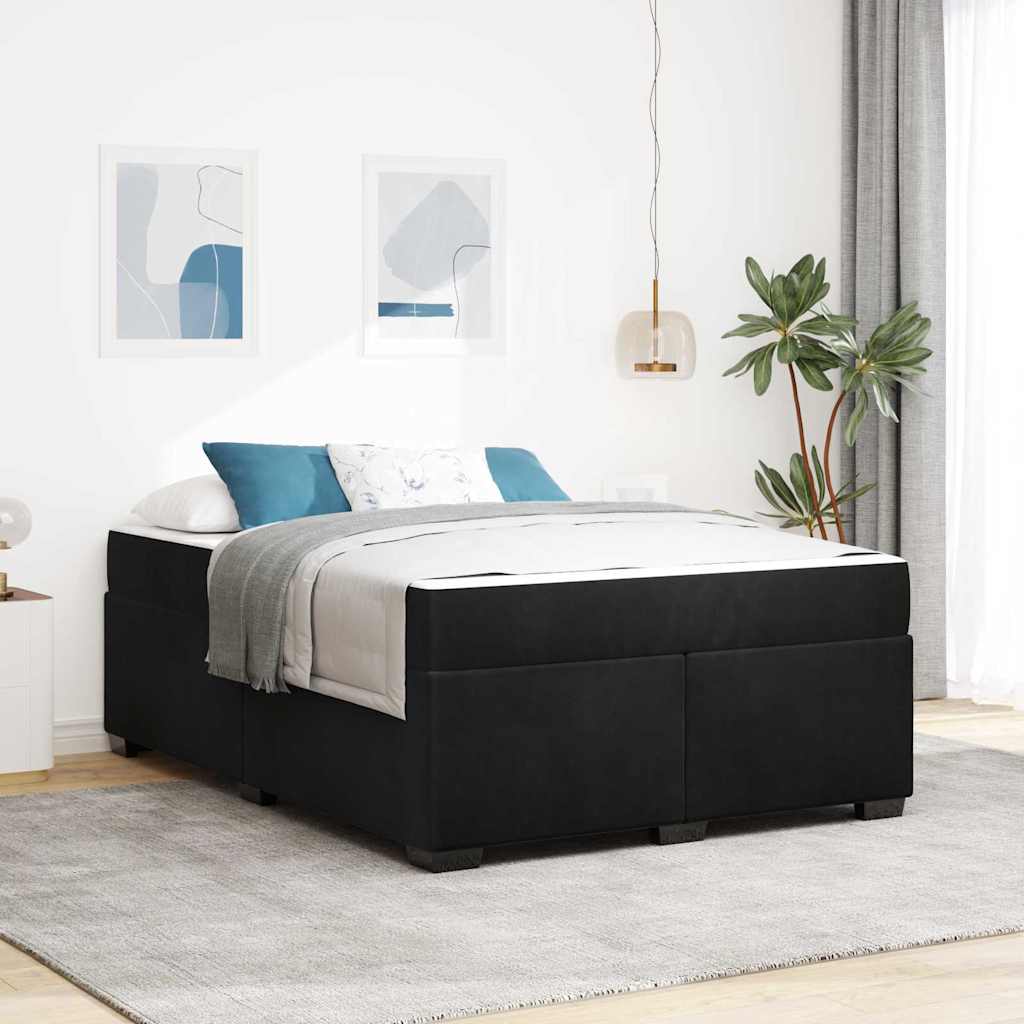 vidaXL Bedframe met matras met matras Lichtgrijs 80 x 200 cm Fluweel