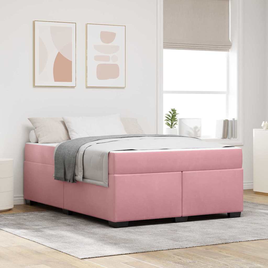 vidaXL Bedframe met matras met matras Lichtgrijs 80 x 200 cm Fluweel