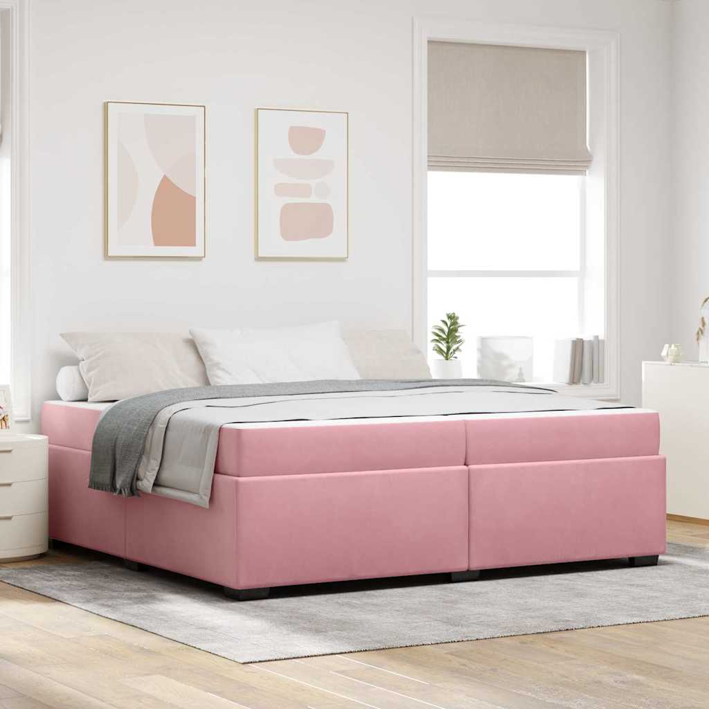 vidaXL Bedframe met matras met matras Lichtgrijs 80 x 200 cm Fluweel