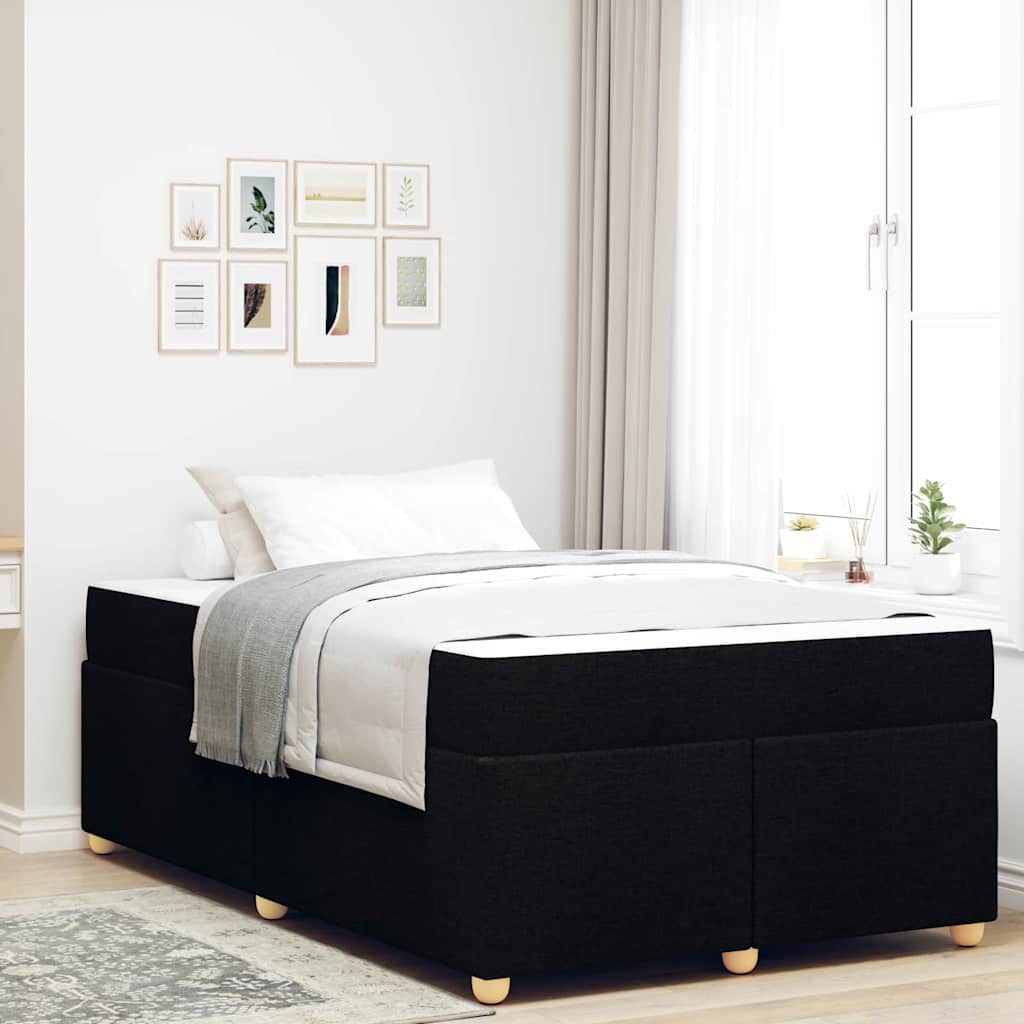 vidaXL Bedframe met matras met matras Lichtgrijs 80 x 200 cm Stof