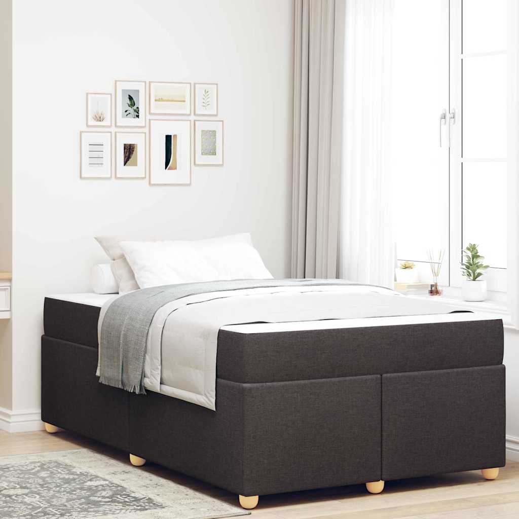 vidaXL Bedframe met matras met matras Lichtgrijs 80 x 200 cm Stof