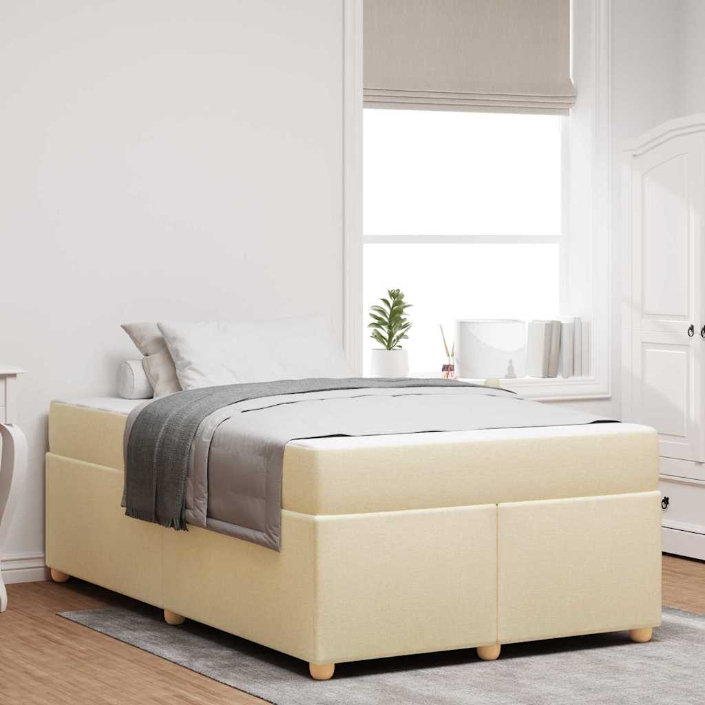 vidaXL Bedframe met matras met matras Lichtgrijs 80 x 200 cm Stof