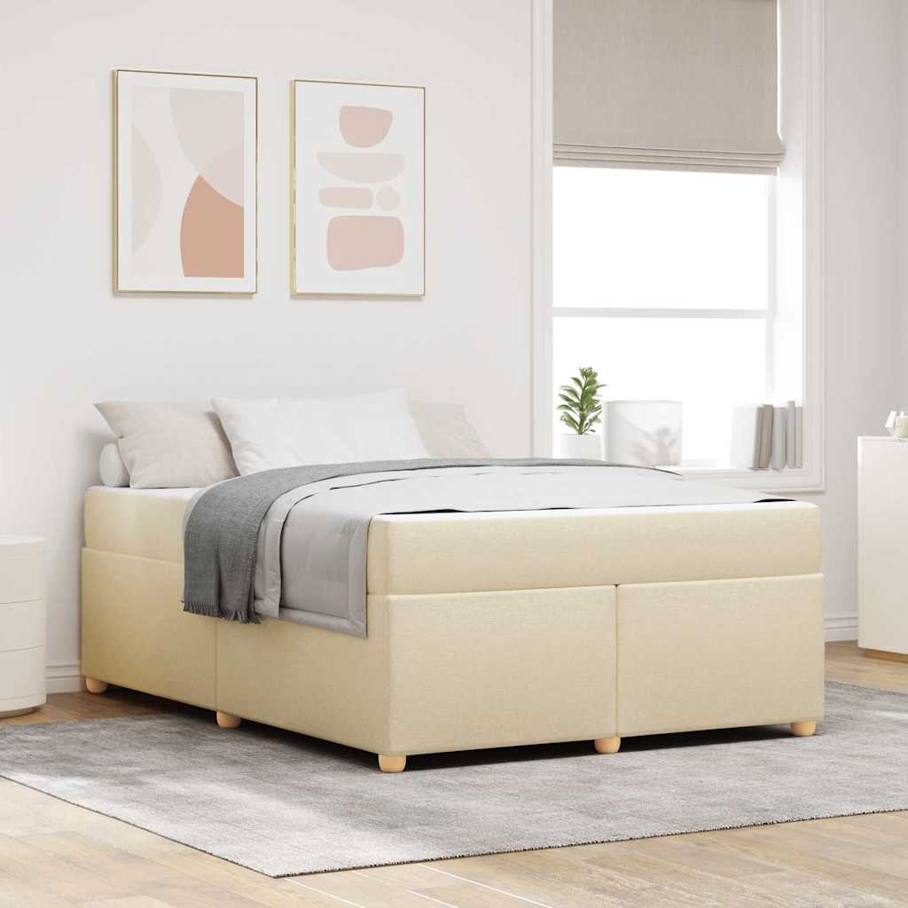 vidaXL Bedframe met matras met matras Lichtgrijs 80 x 200 cm Stof