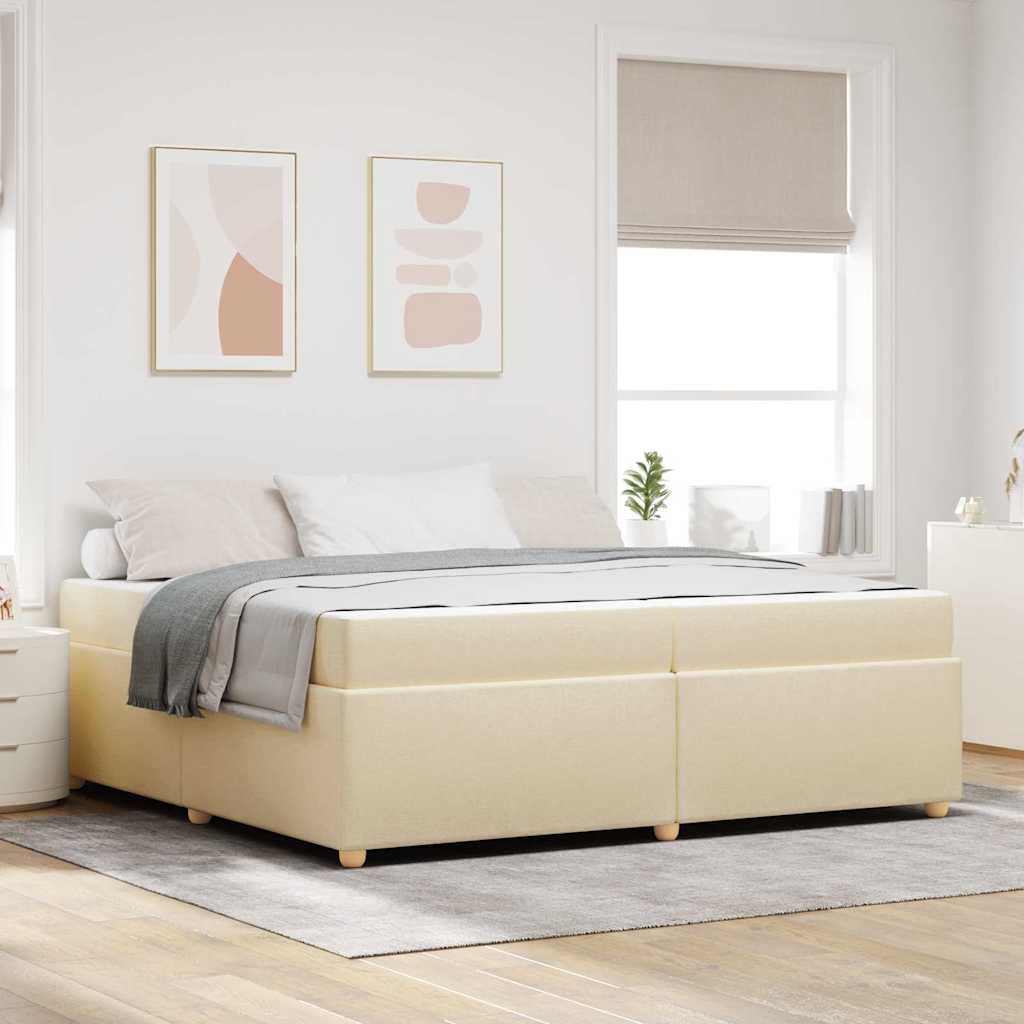vidaXL Bedframe met matras met matras Lichtgrijs 80 x 200 cm Stof
