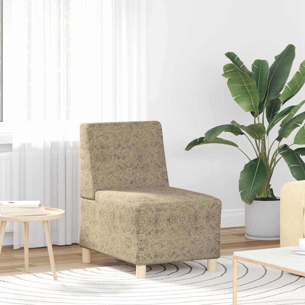 vidaXL Sofa Stoel 2 pcs Bruin Faux suede leer
