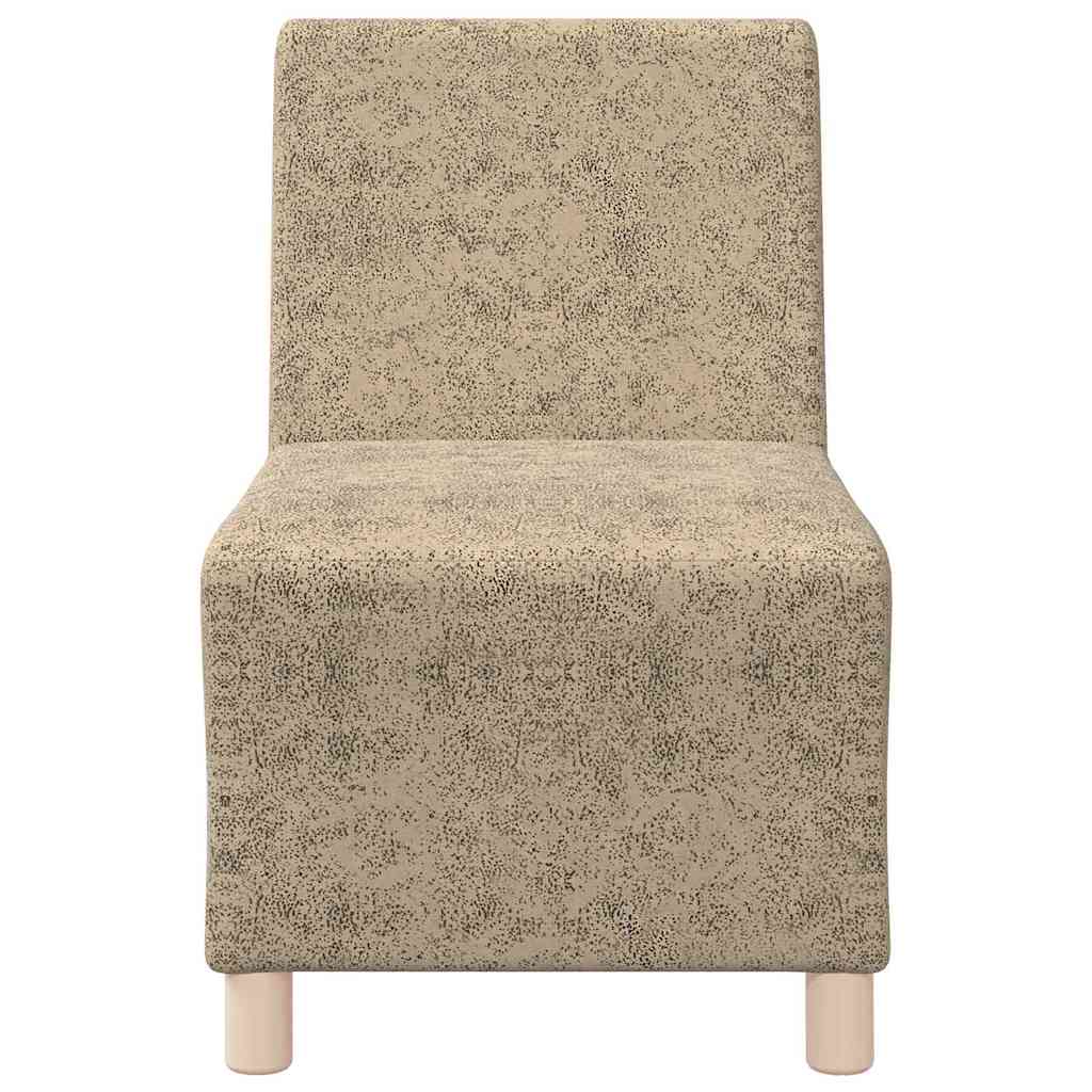 vidaXL Sofa Stoel 2 pcs Bruin Faux suede leer