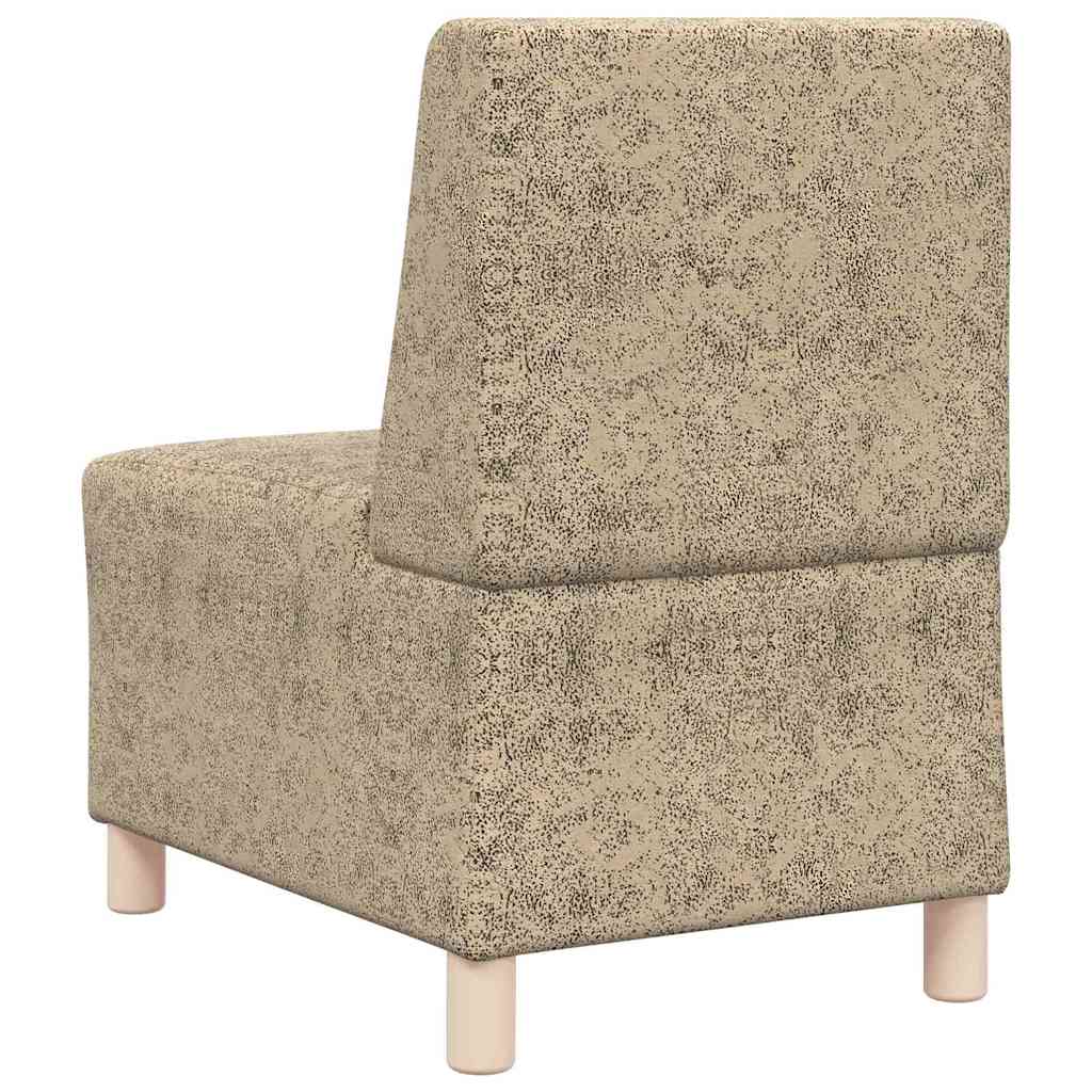 vidaXL Sofa Stoel 2 pcs Bruin Faux suede leer
