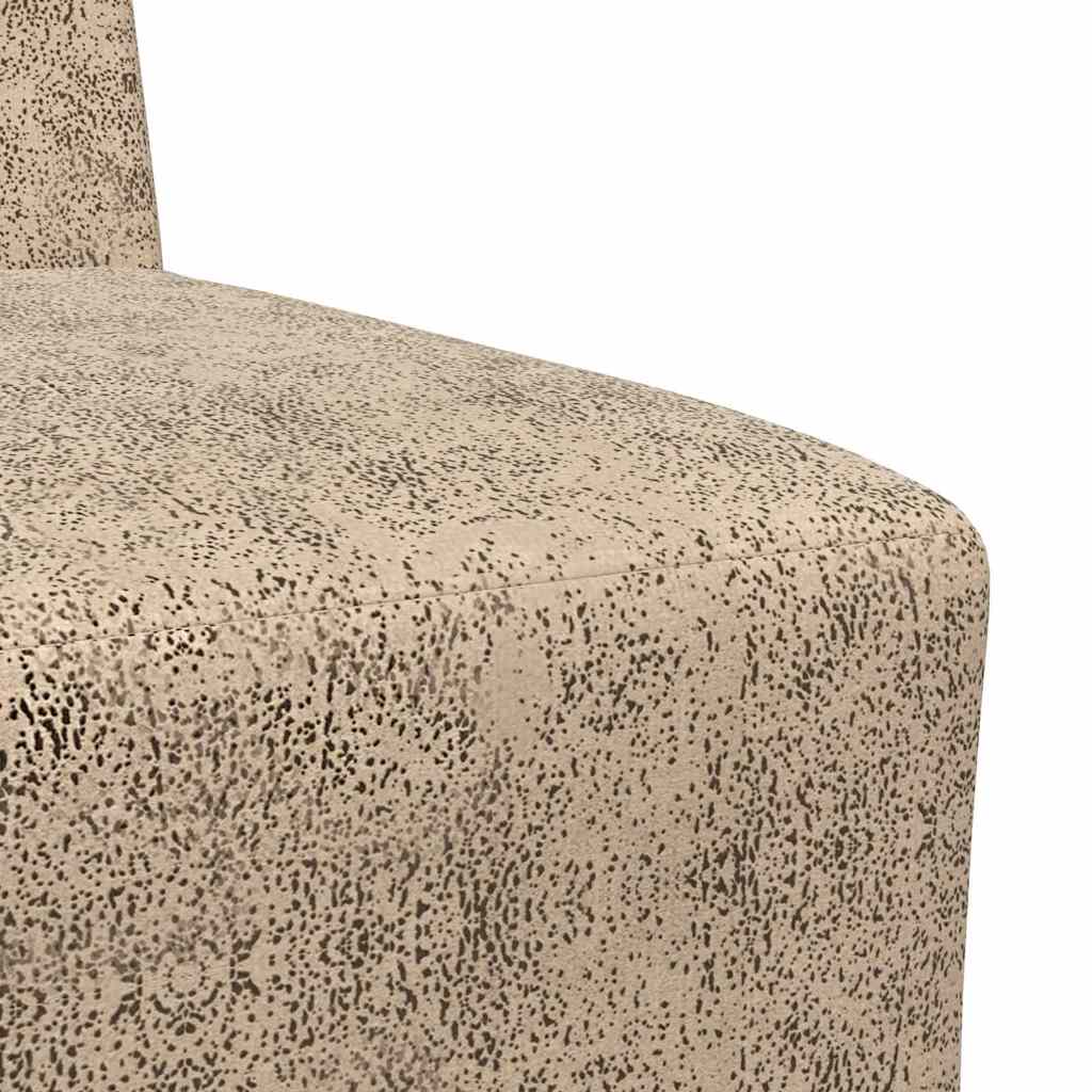 vidaXL Sofa Stoel 2 pcs Bruin Faux suede leer