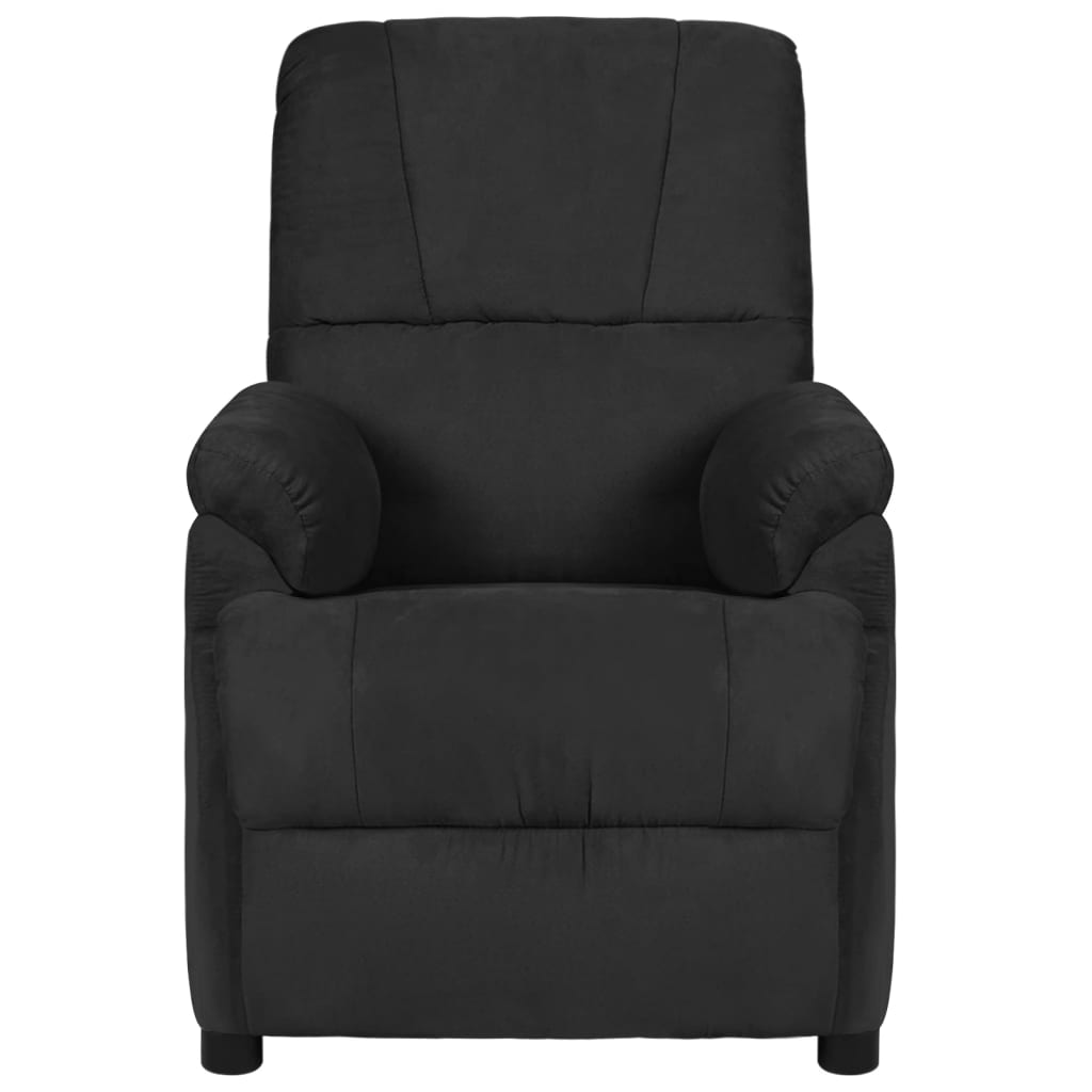 vidaXL Massagestoel microvezelstof crèmekleurig