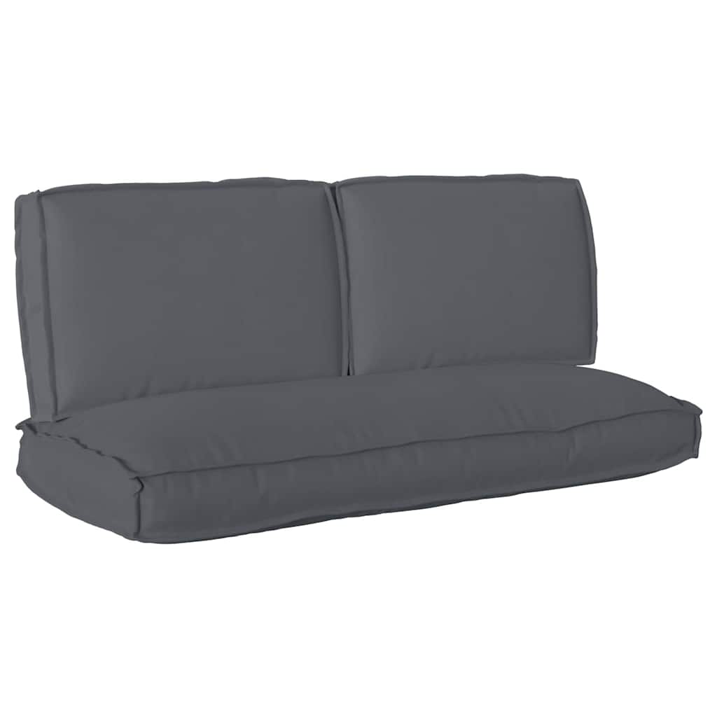 vidaXL Pallet Kussen Set 3 pcs Antraciet 120 x 50 x 12 cm Oxford stof