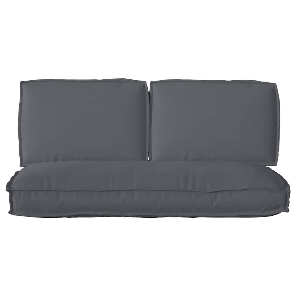 vidaXL Pallet Kussen Set 3 pcs Antraciet 120 x 50 x 12 cm Oxford stof