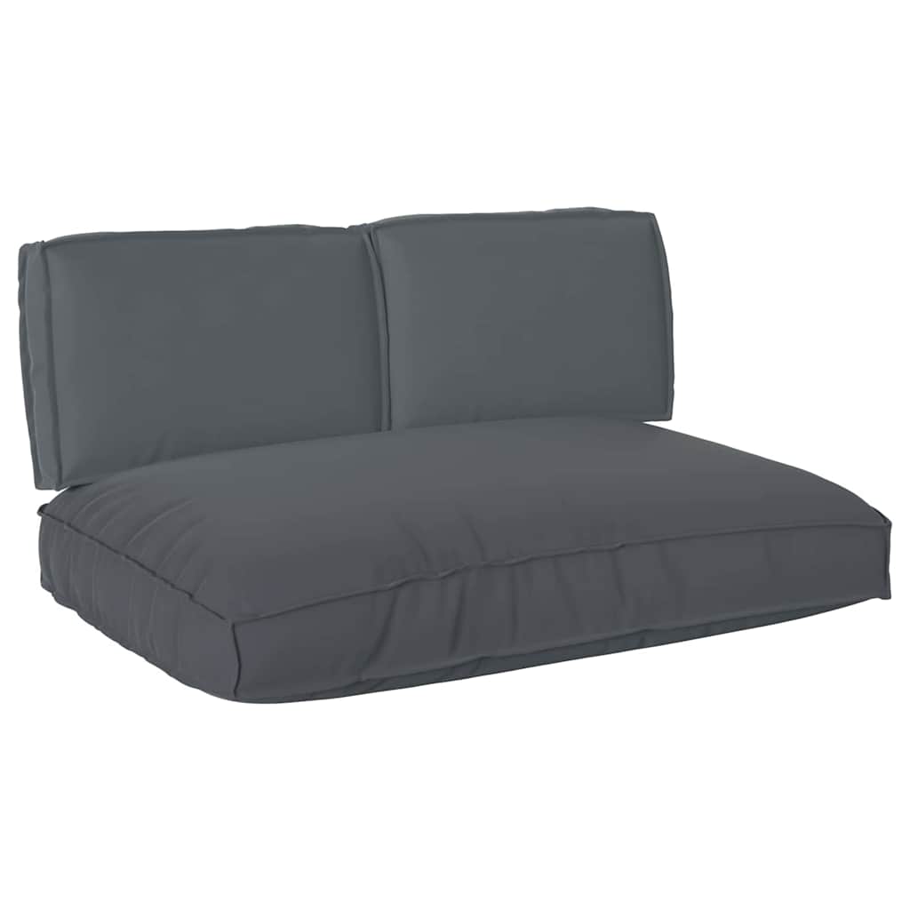 vidaXL Pallet Kussen Set 3 pcs Antraciet 120 x 80 x 12 cm Oxford stof