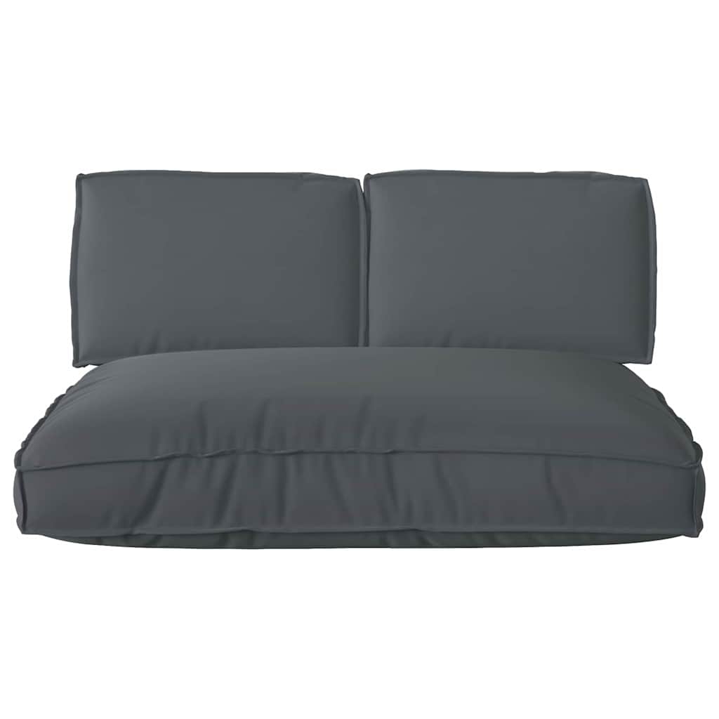vidaXL Pallet Kussen Set 3 pcs Antraciet 120 x 80 x 12 cm Oxford stof