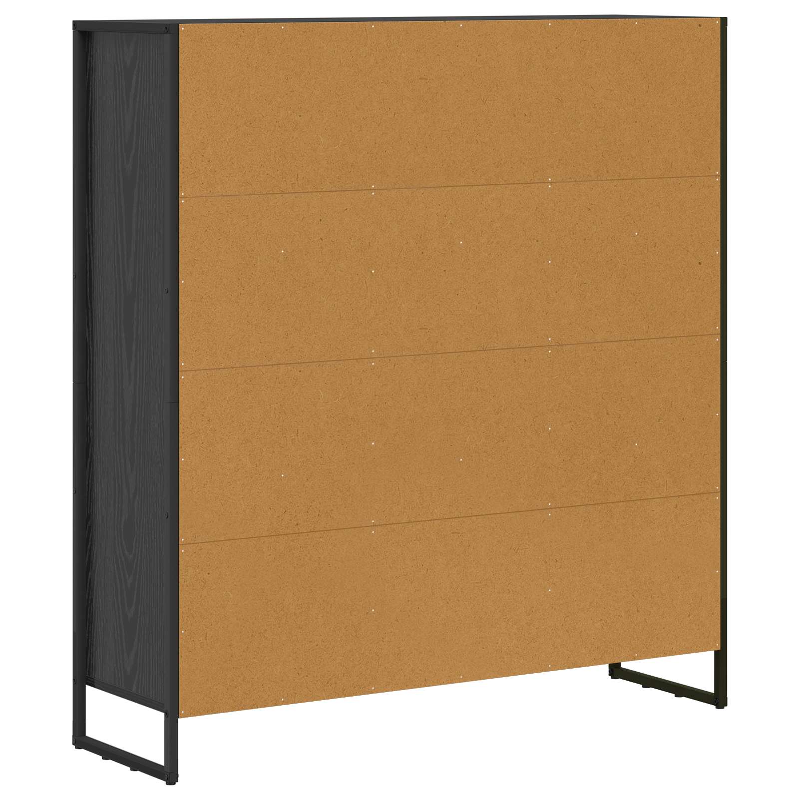vidaXL Boekenkast 2 pcs Zwart Eiken 99,5 x 30 x 108,5 cm Bewerkt hout