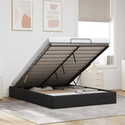 vidaXL Ottoman Bedframe Zwart 153 x 203 cm Fluweel