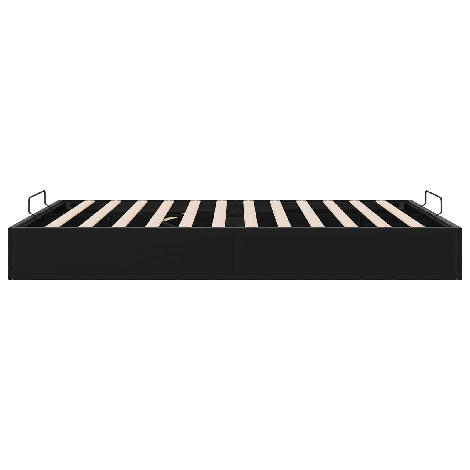 vidaXL Ottoman Bedframe Zwart 153 x 203 cm Fluweel