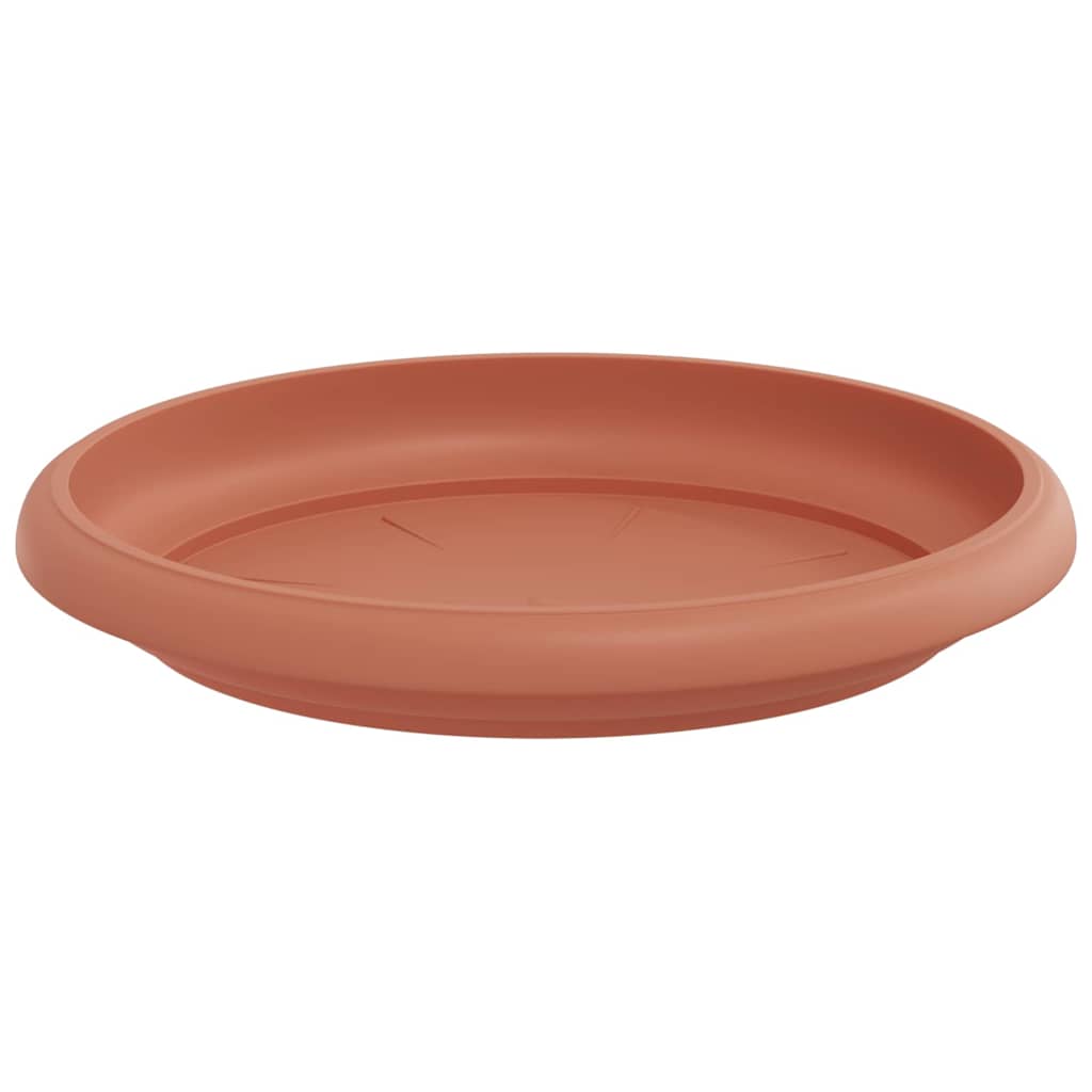 vidaXL Plantenpotten 6 pcs Baksteenrood Ø 17 x 14 cm Kunststof