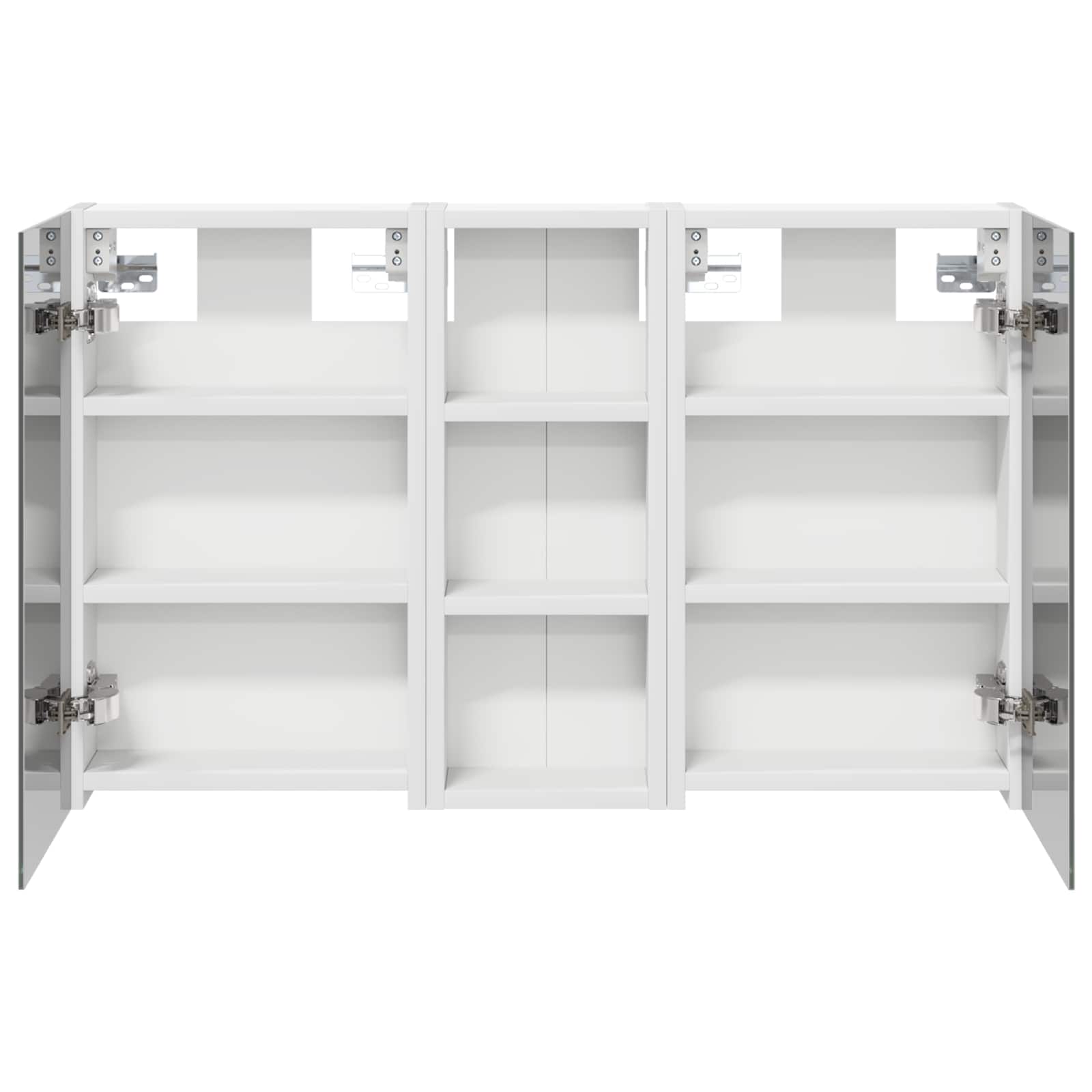 vidaXL Badkamerkastenset 3 pcs 80 x 10,5 x 50 cm Bewerkt hout