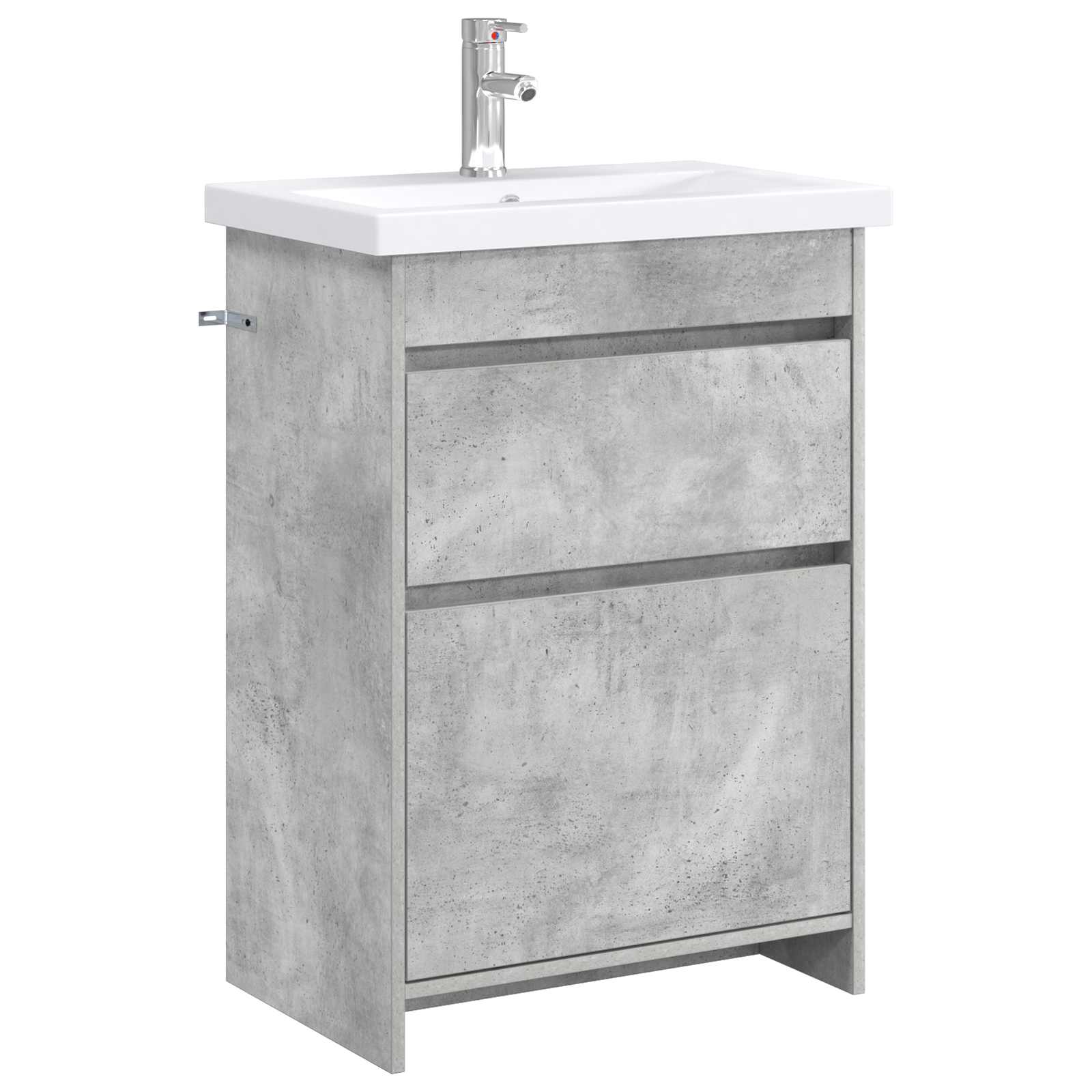 vidaXL Badkamermeubelset Wit 61 x 40 x 84,5 cm Bewerkt hout