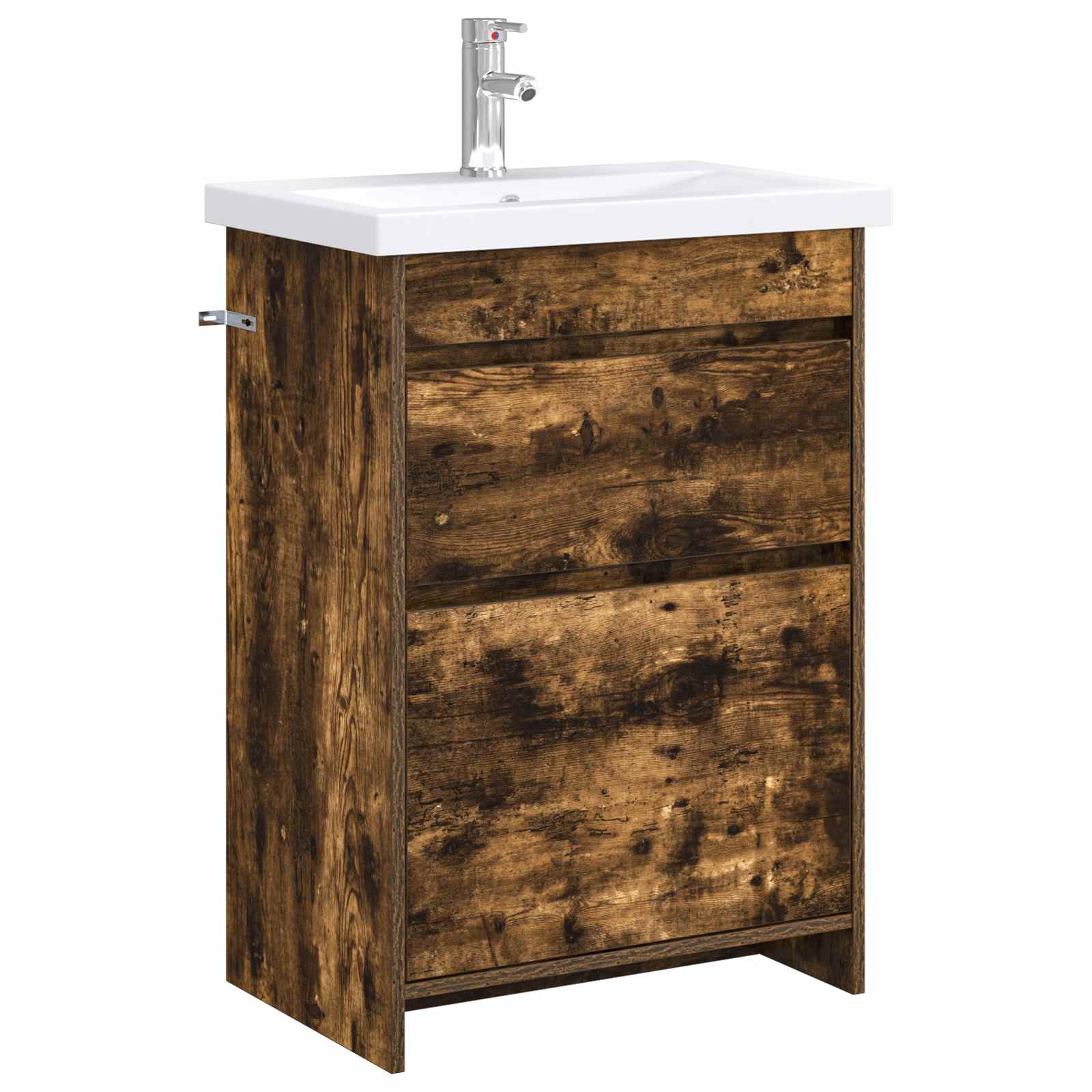 vidaXL Badkamermeubelset Wit 61 x 40 x 84,5 cm Bewerkt hout