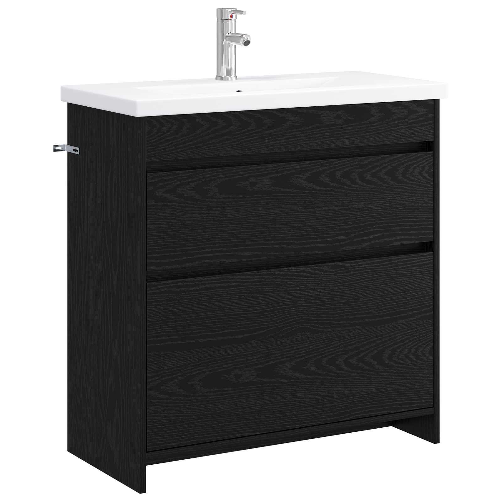 vidaXL Badkamermeubelset Wit 61 x 40 x 84,5 cm Bewerkt hout