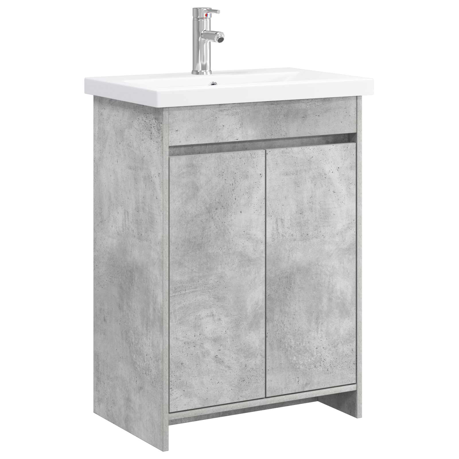 vidaXL Badkamermeubelset Wit 61 x 40 x 84,5 cm Bewerkt hout