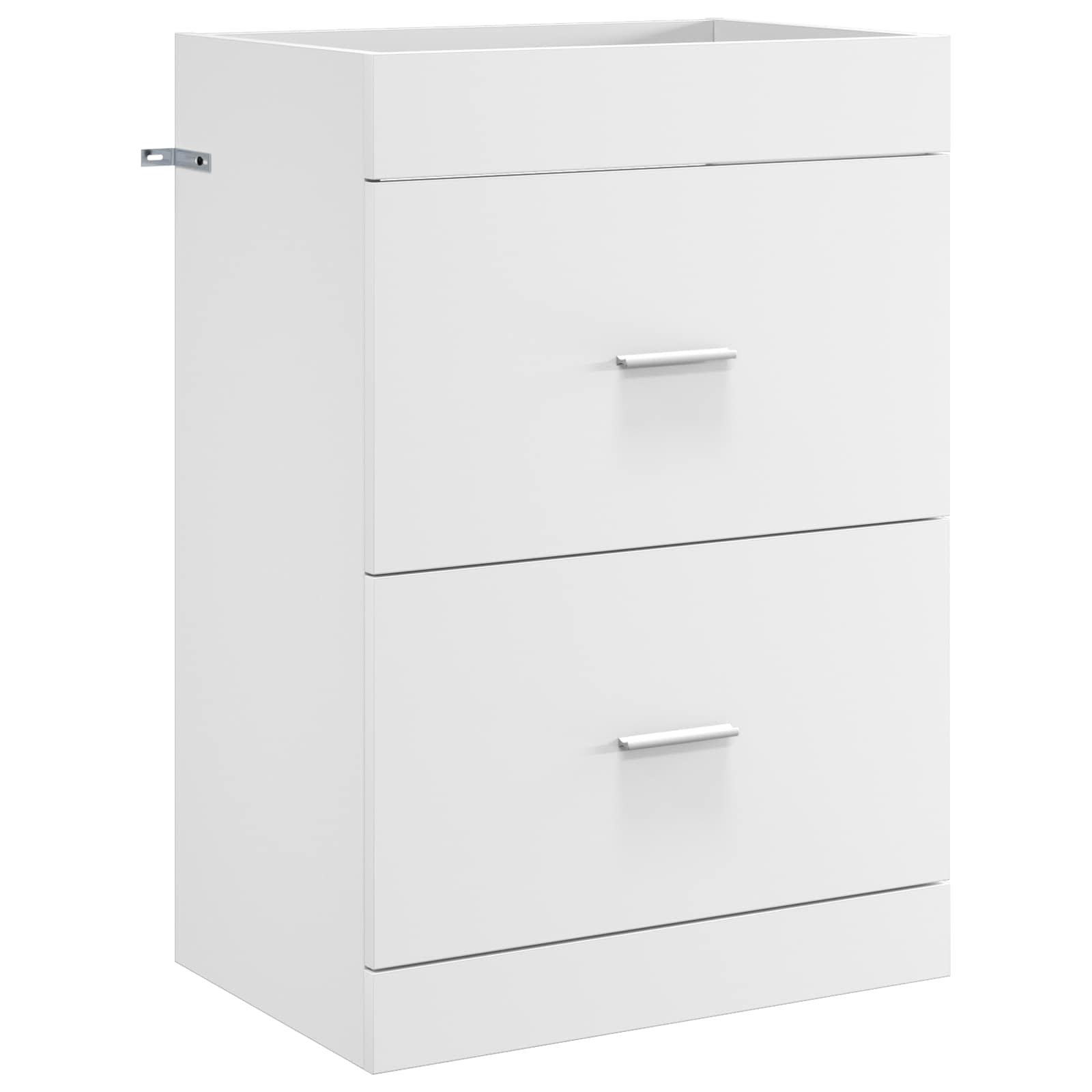 vidaXL Badkamermeubelset Wit 61 x 40 x 84,5 cm Bewerkt hout