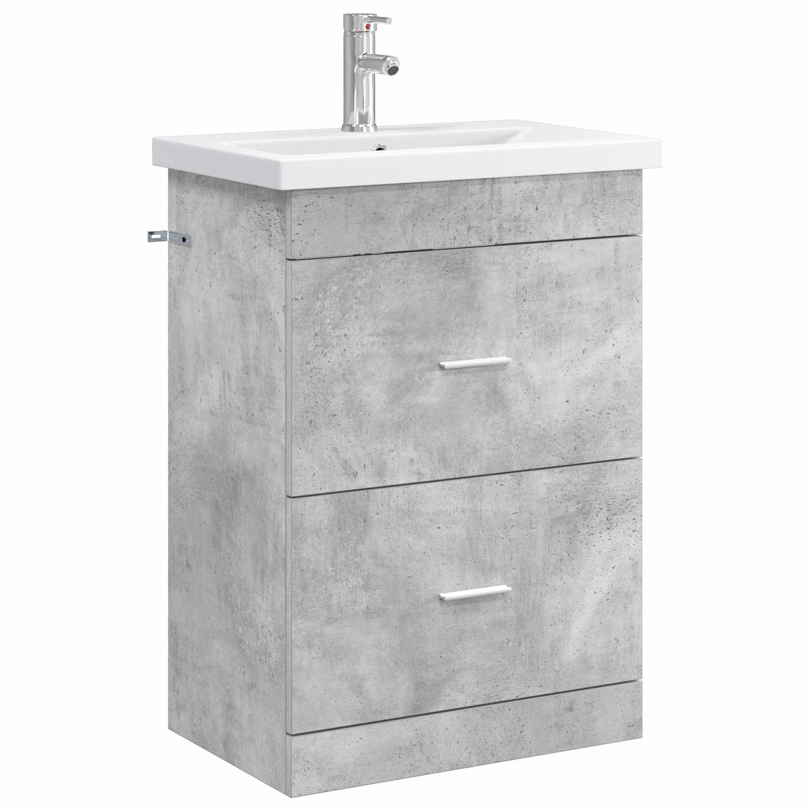 vidaXL Badkamermeubelset Wit 61 x 40 x 84,5 cm Bewerkt hout
