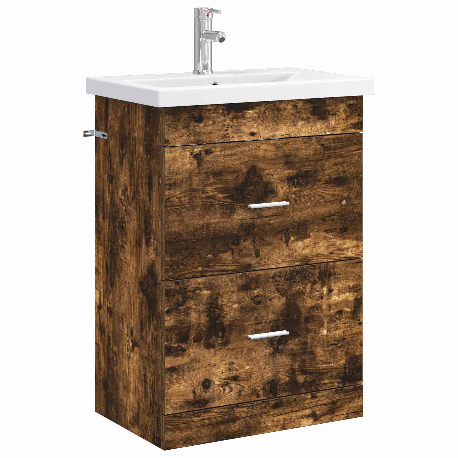 vidaXL Badkamermeubelset Wit 61 x 40 x 84,5 cm Bewerkt hout