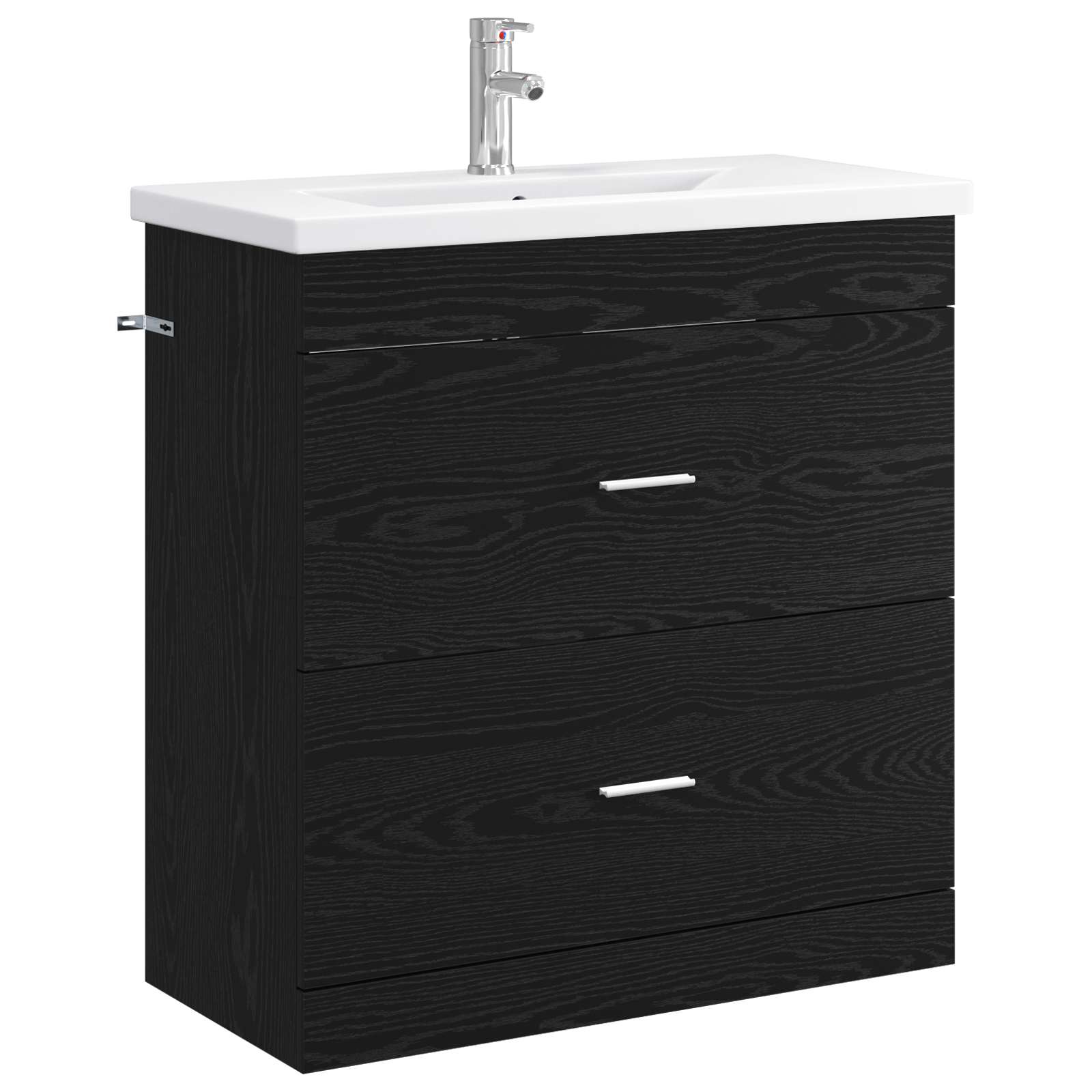 vidaXL Badkamermeubelset Wit 61 x 40 x 84,5 cm Bewerkt hout