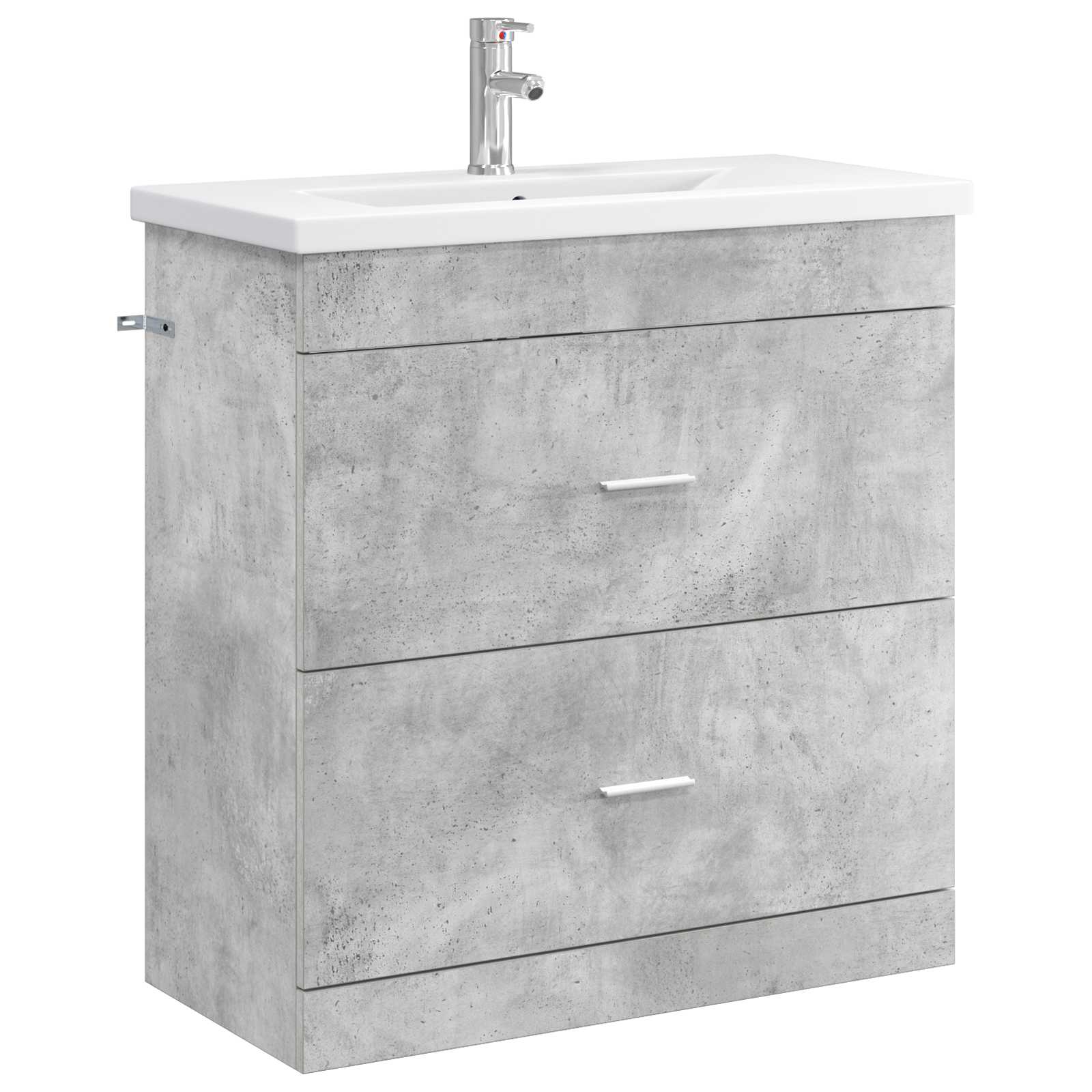 vidaXL Badkamermeubelset Wit 61 x 40 x 84,5 cm Bewerkt hout