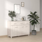 vidaXL Dressoir HAMAR 113x40x80 cm massief grenenhout wit