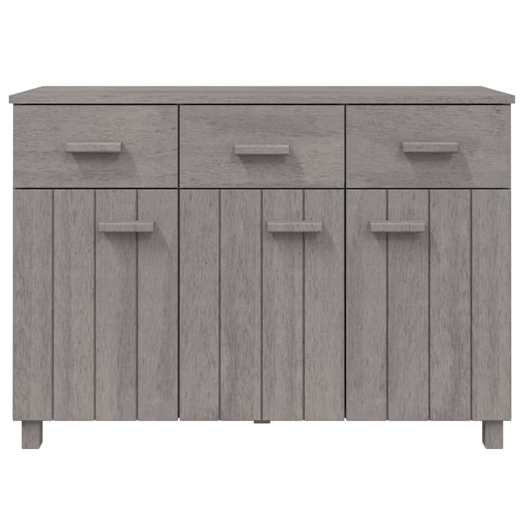 vidaXL Dressoir HAMAR 113x40x80 cm massief grenenhout wit