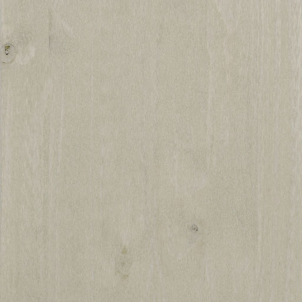 vidaXL Kledingkast HAMAR 99x45x137 cm massief grenenhout honingbruin