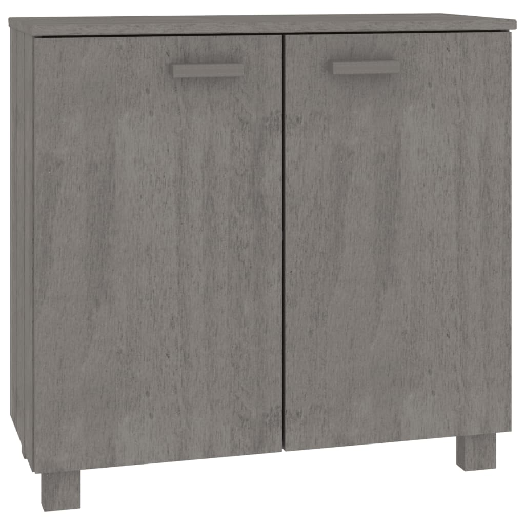 vidaXL Dressoir HAMAR 85x35x80 cm massief grenenhout honingbruin