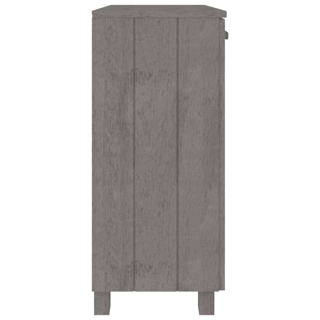 vidaXL Dressoir HAMAR 85x35x80 cm massief grenenhout honingbruin