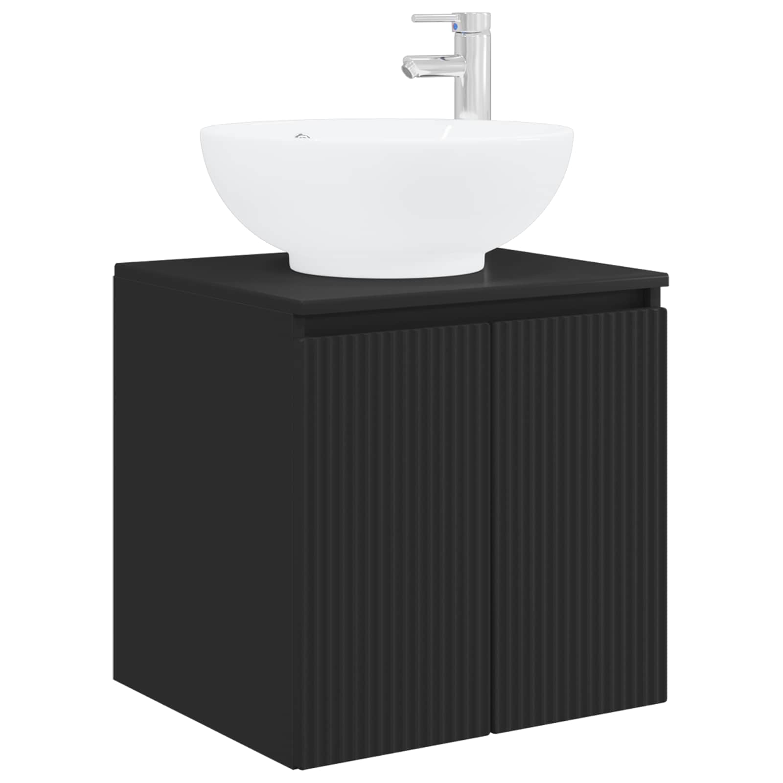 vidaXL Badkamerkastenset 3 st Wit 49,5 x 44,5 x 65 cm Bewerkt hout