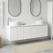 vidaXL Badkamerkastenset 3 st Wit 49,5 x 44,5 x 65,5 cm Bewerkt hout