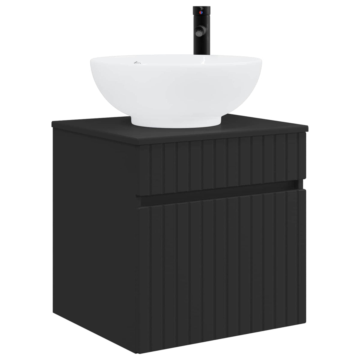 vidaXL Badkamerkastenset 3 st Wit 49 x 44,5 x 66,5 cm Bewerkt hout