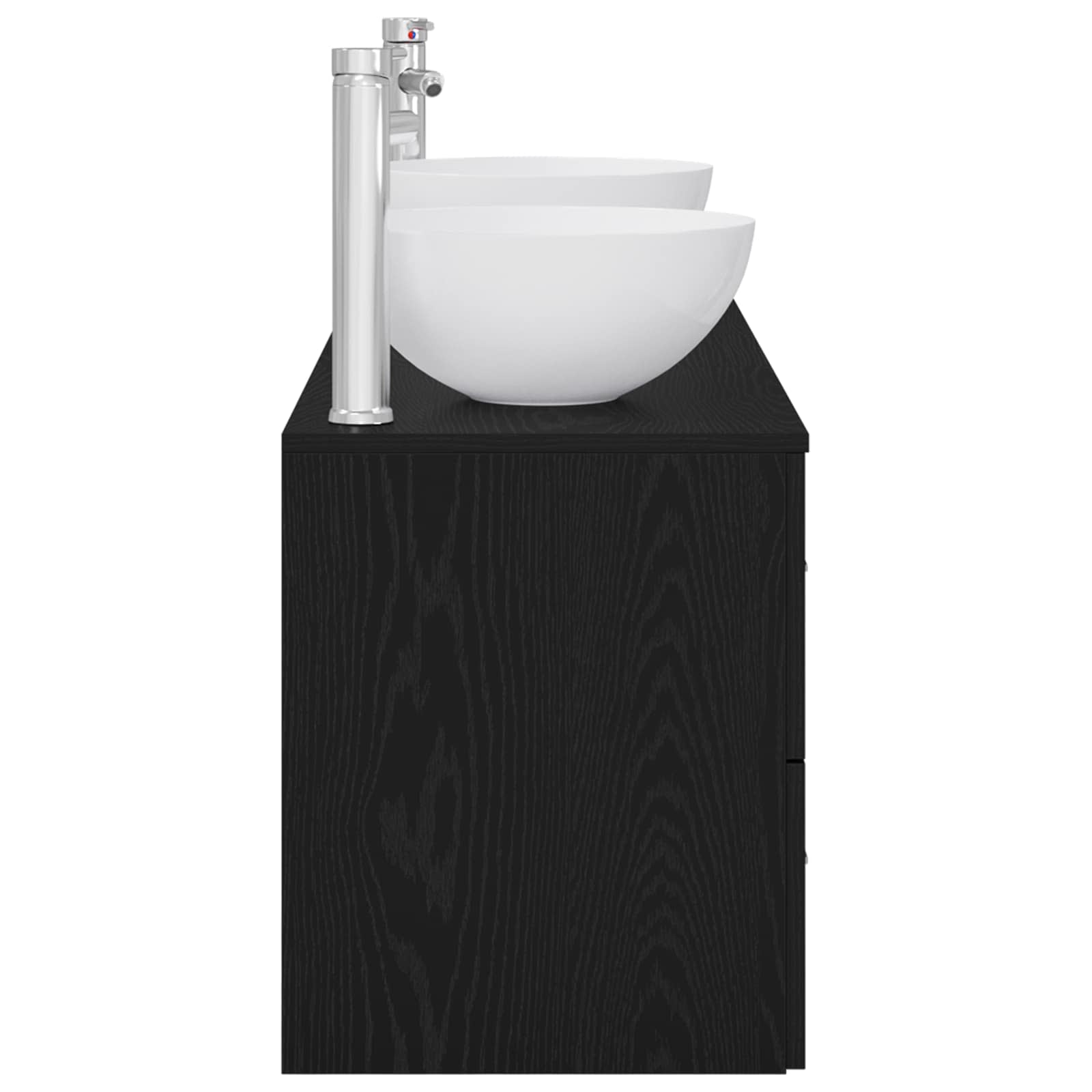 vidaXL Badkamerkastenset 3 st Wit 49,5 x 35 x 63 cm Bewerkt hout
