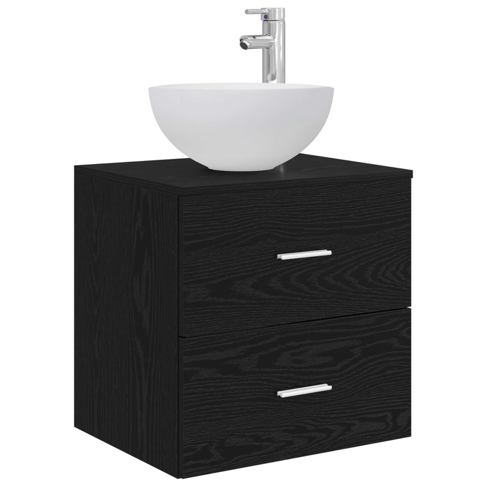 vidaXL Badkamerkastenset 3 st Wit 49,5 x 41 x 64,5 cm Bewerkt hout