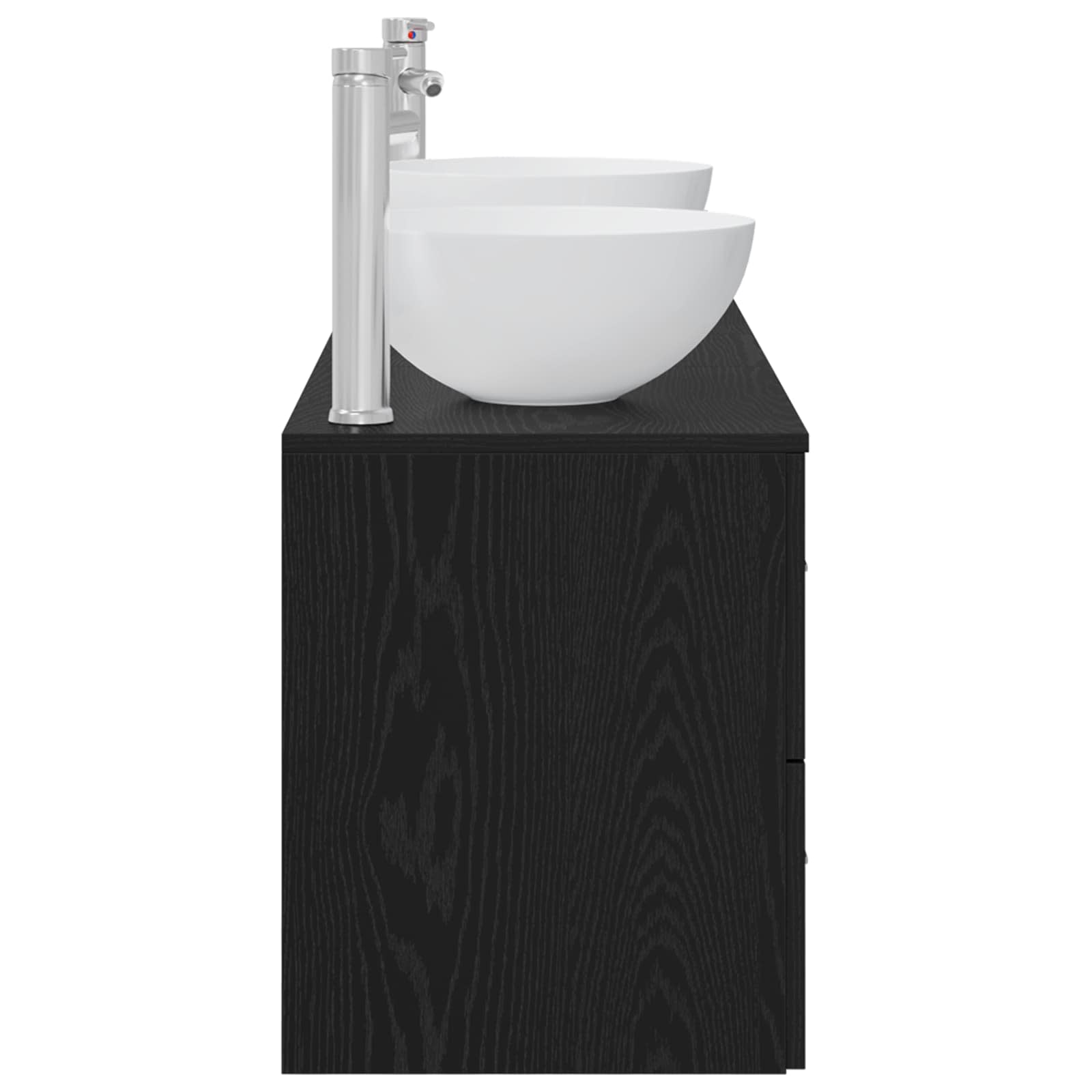 vidaXL Badkamerkastenset 3 st Wit 49,5 x 41 x 64,5 cm Bewerkt hout